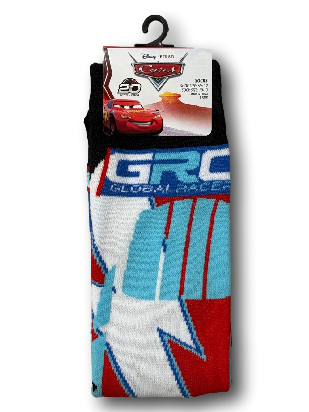3/$20 Disney Pixar Cars Funny Novelty Crew Socks - NWT